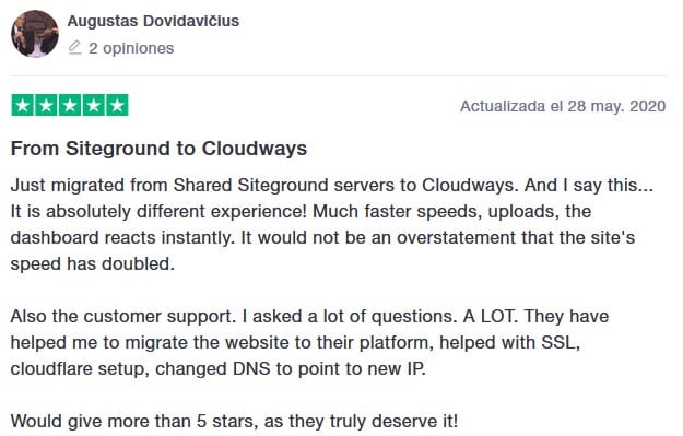 Review de Cloudways, Hosting para WordPress